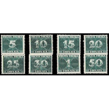 D92-D99 znaczki dopłaty